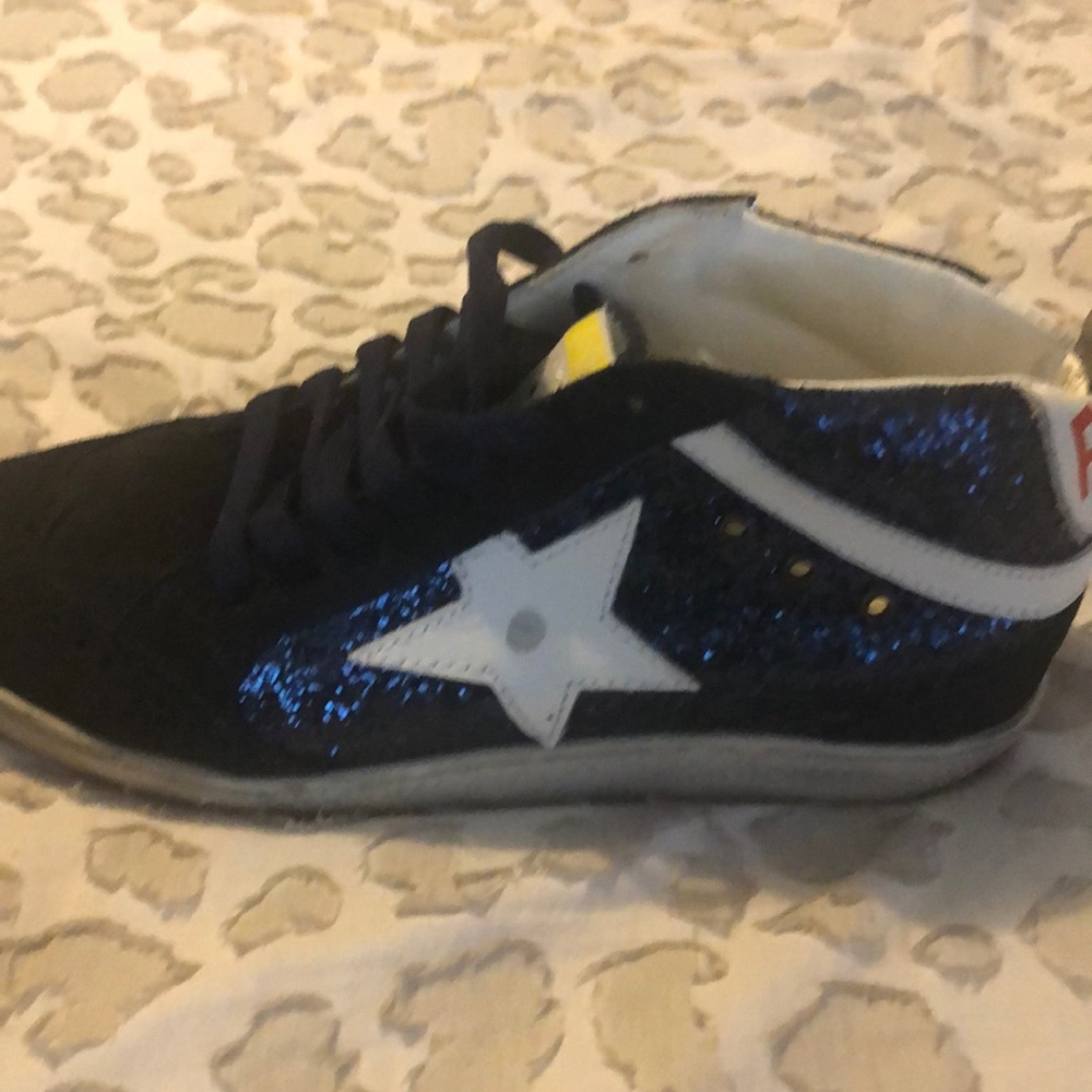 Blue sneakers